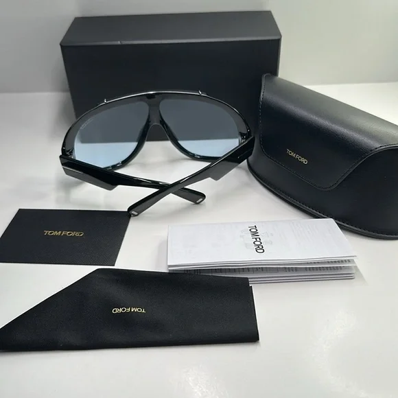 💯- New Authentic TOM FORD SUNGLASSES TOM FORD RELLEN FT1093 01V - Picture 4 of 15